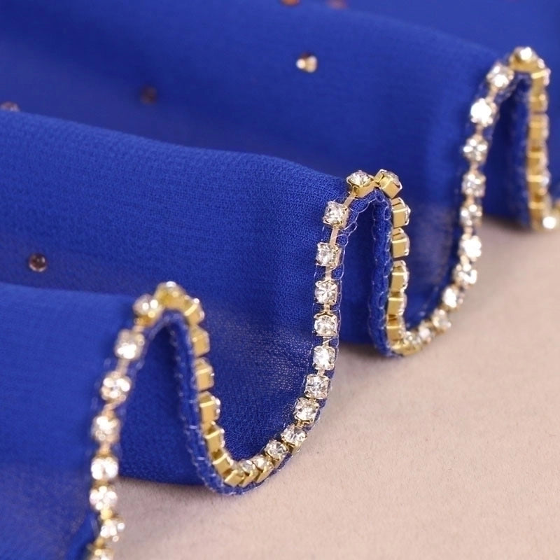 Women's Elegant Solid Color Chiffon Scarf