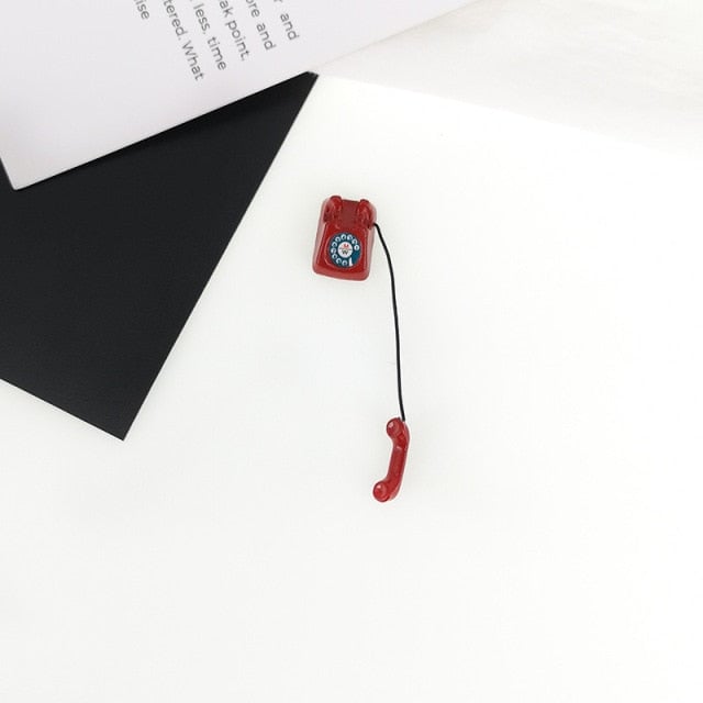 Single Mini Telephone Earring
