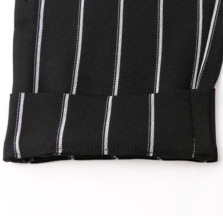 Vertical Striped Straight Trousers