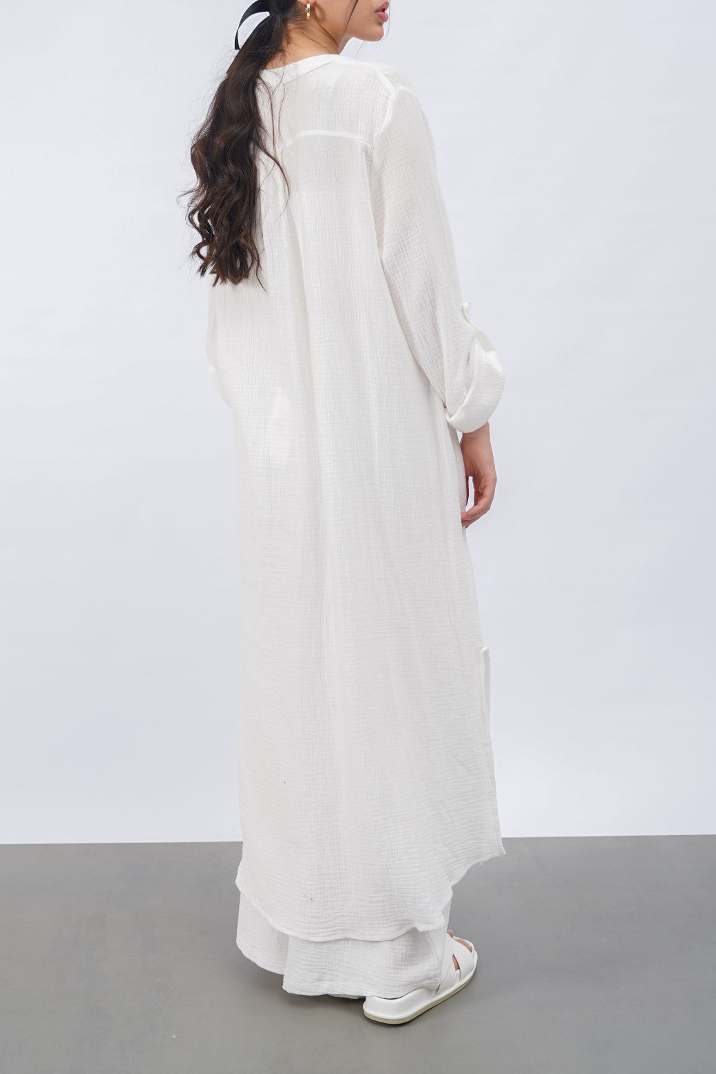 LONG MUSLIN TUNIC