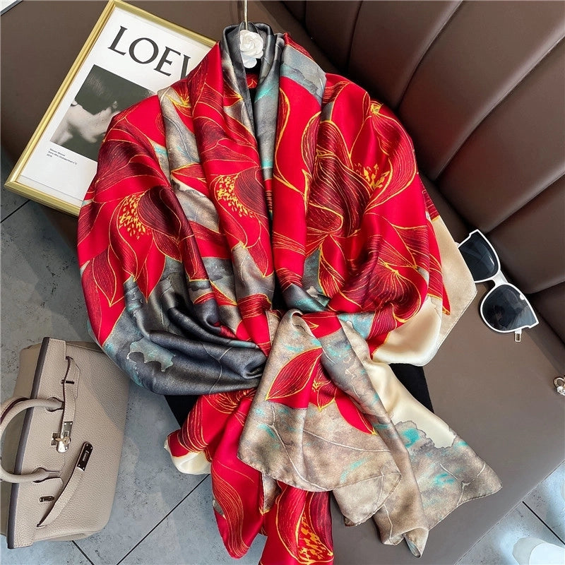 Fashion Silk Scarf (707 Main Color) Nhcj0164-707 Main Color