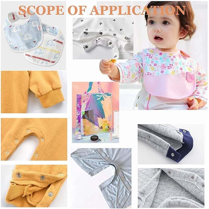 ✂Invisible Seamless Buckle DIY Snap Tool🧰🍀Send 100 sets of buckles🍀