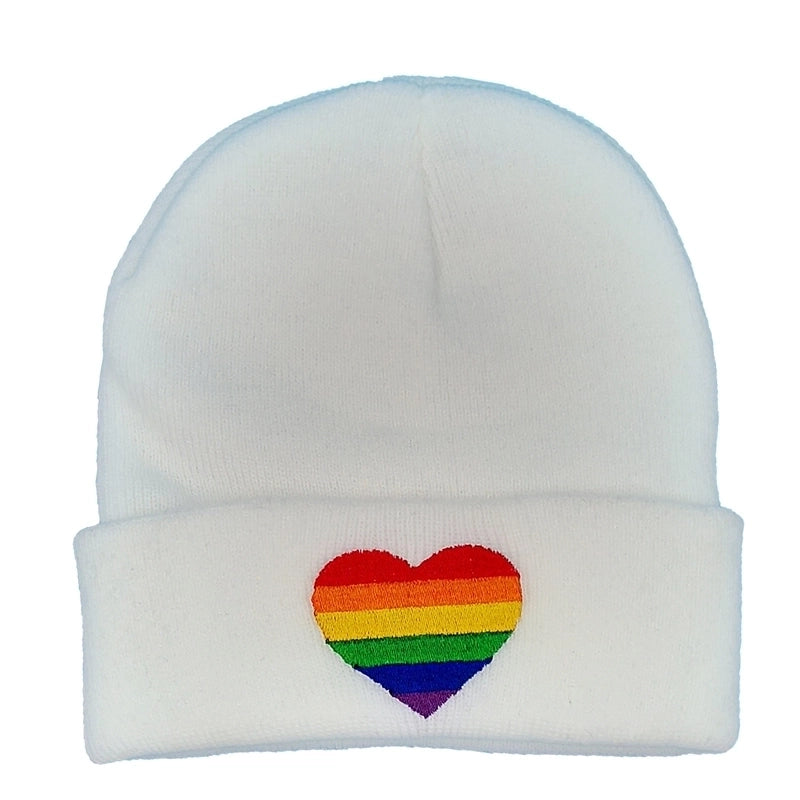 Women's Casual Heart Shape Eaveless Wool Cap