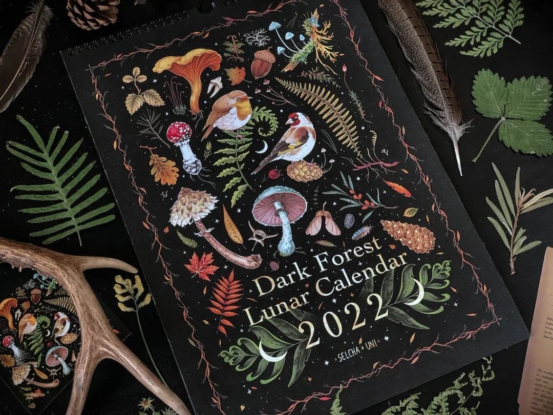 2022 Dark Forest Lunar Calendar📅