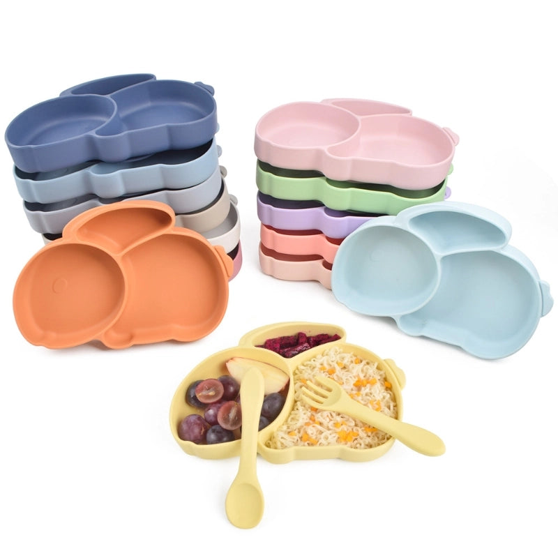 Cute Animal Silica Gel Tableware 1 Piece