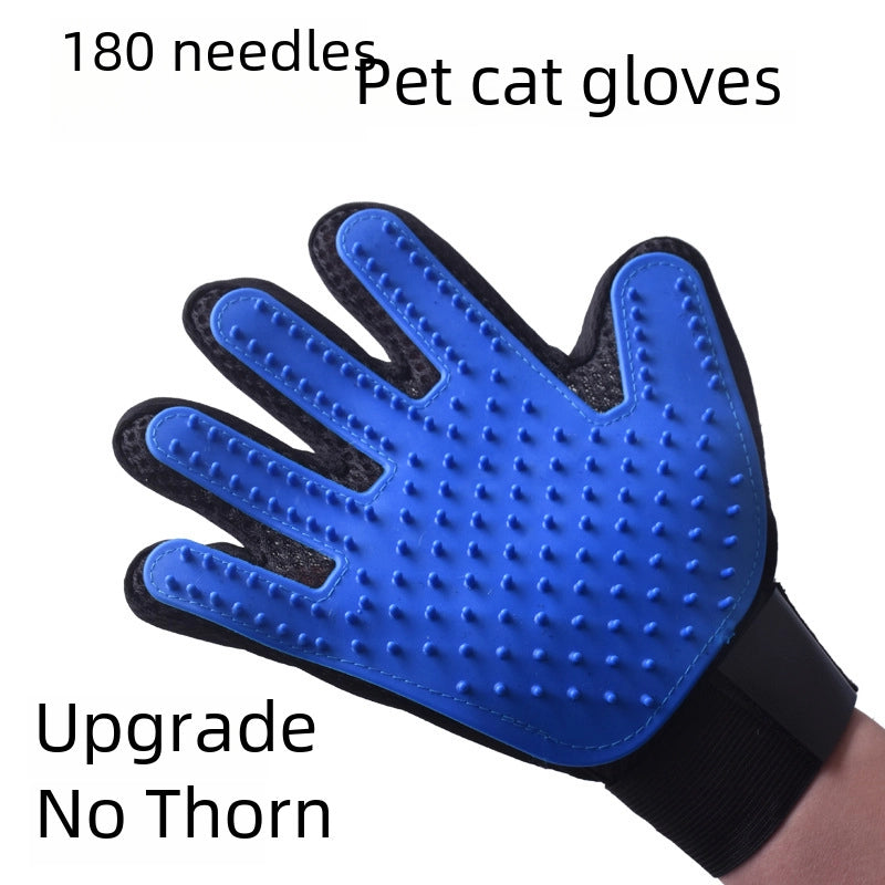 Xinle 180 Needle Pet Gloves Bathing Massage Cleaning Cats And Dogs Supplies Hair Removal Brush Cats And Gloves