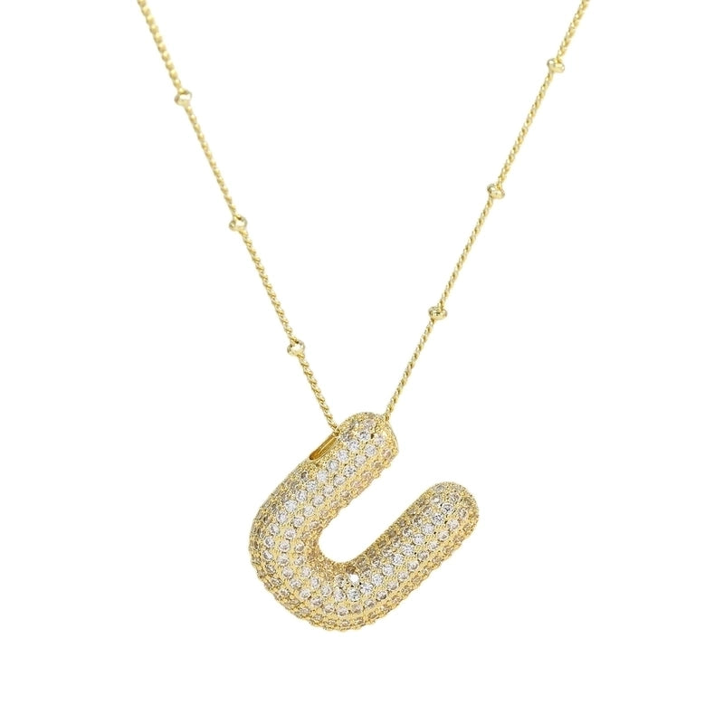 Minimalist Letter 304 Stainless Steel Pendant Necklace