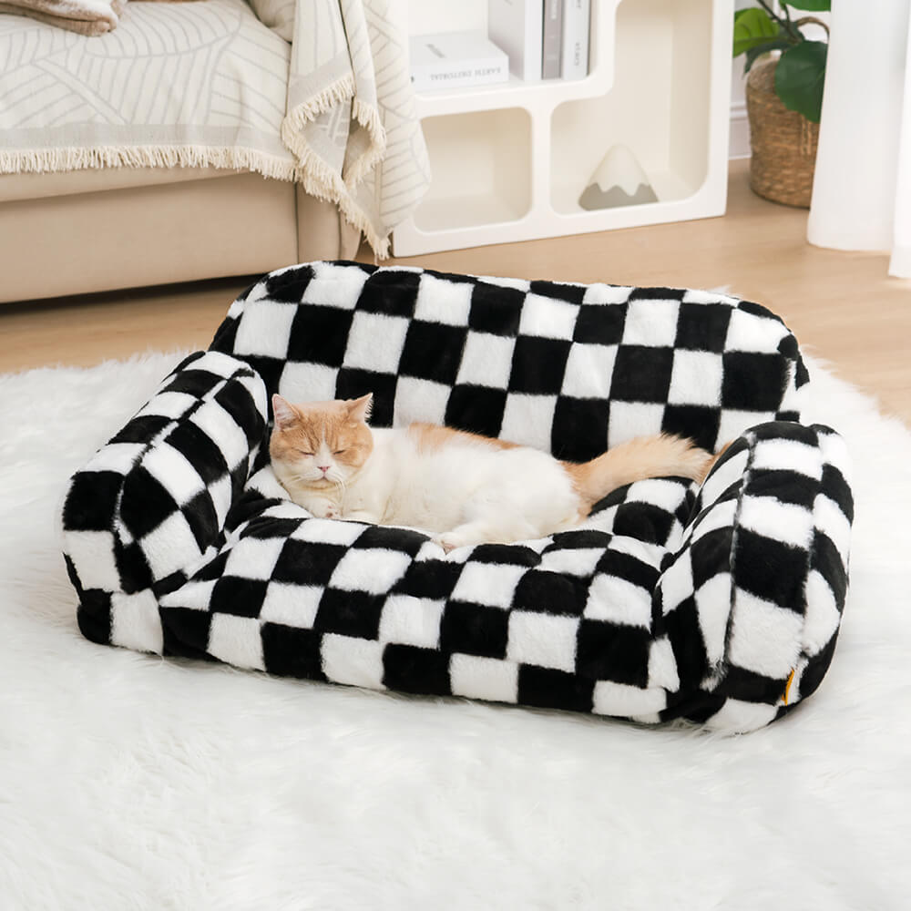 Vintage Leisure Diamond Cat Sofa Bed