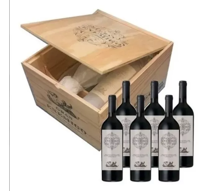 Gran Enemigo El Cepillo Cab Franc Caja De Maderax6