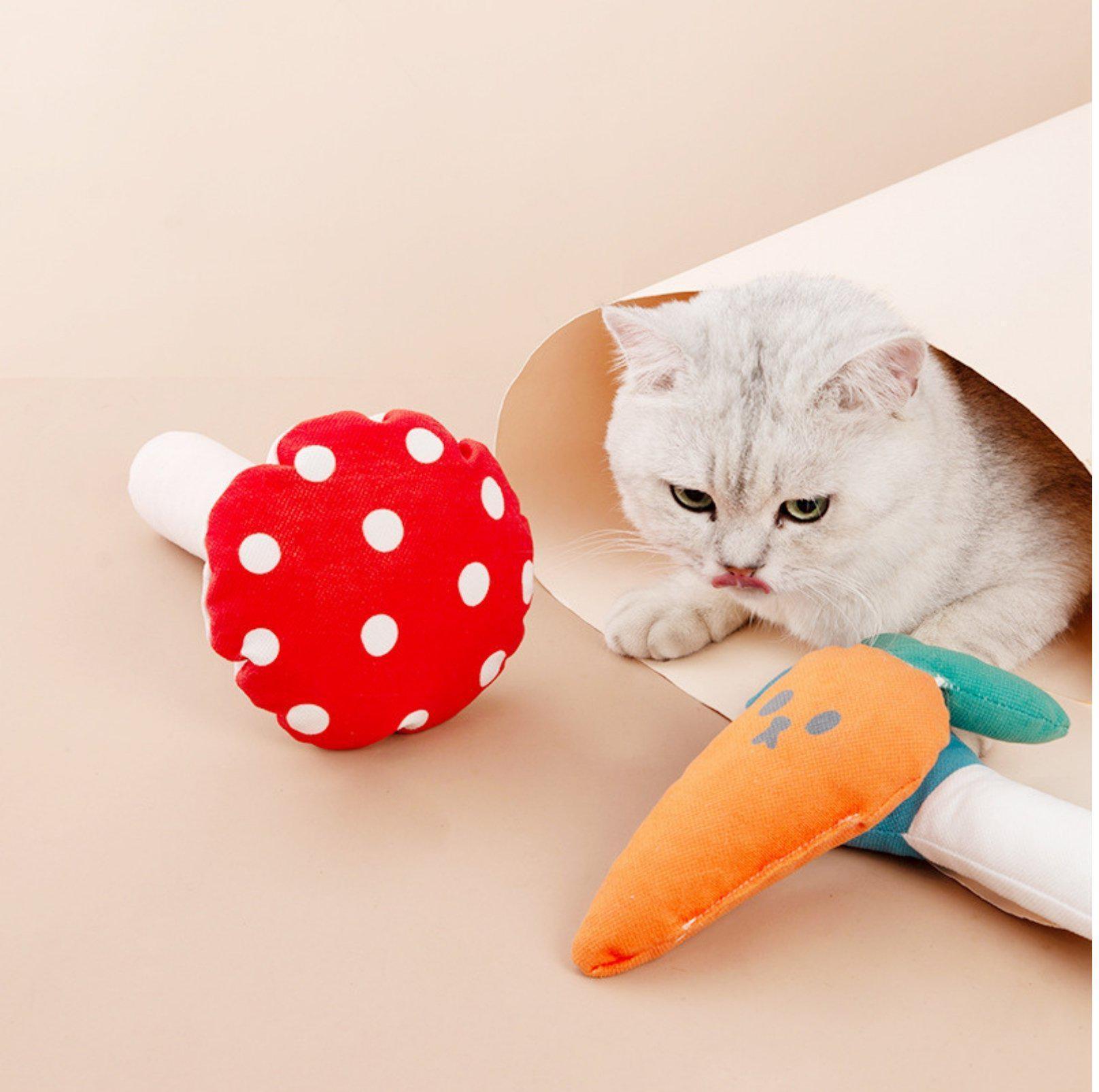 Miaoho Mushroom Shaped Catnip Cat Toys