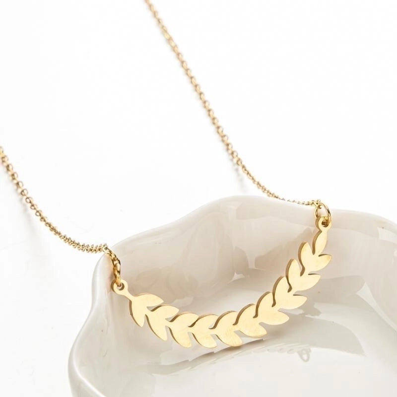 Fashion Sun 201 Stainless Steel 18K Gold Plated Plating Stainless Steel Necklaces