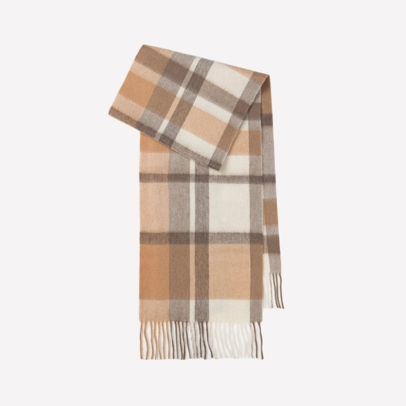 Wool Scarf Advanced Sense Simple Plaid Spring Clothing Women's Clothing Batch Winter Explosions For Women And Men