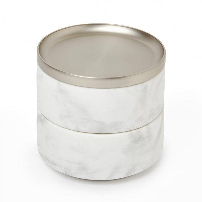 Tesora Storage Box - White Resin