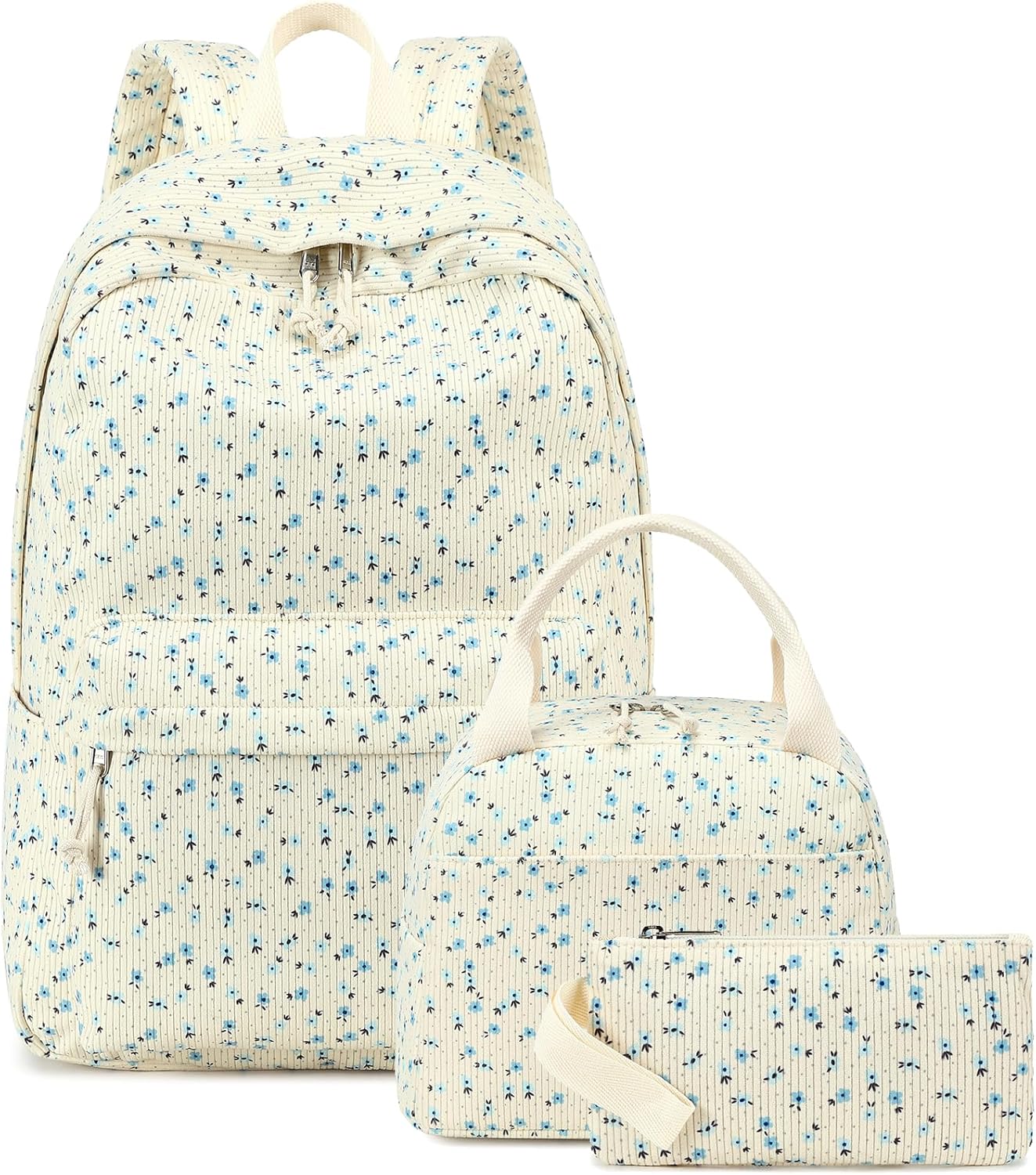 Bluboon School Backpack Teens Girls Boys Kids School Book Bags with Lunch Box Pencil Bag