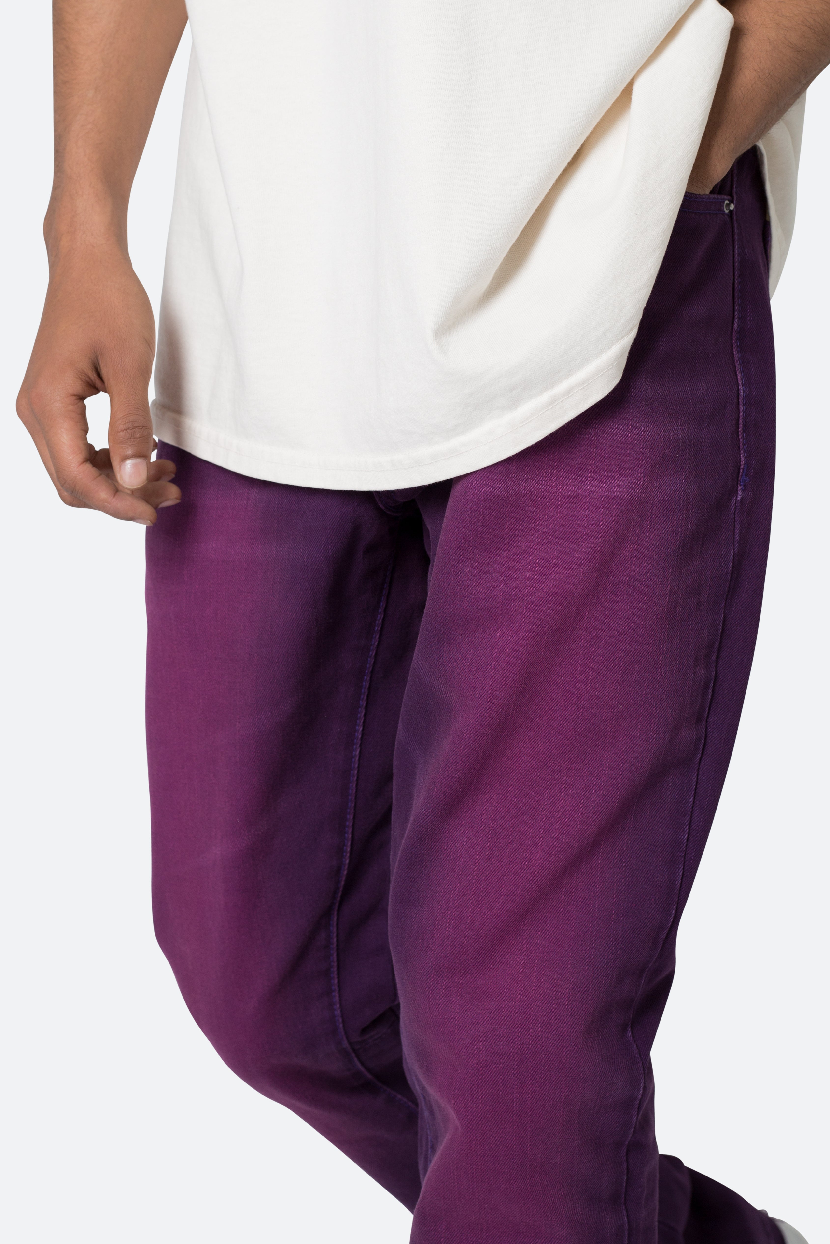 B512 Flare Denim - Purple