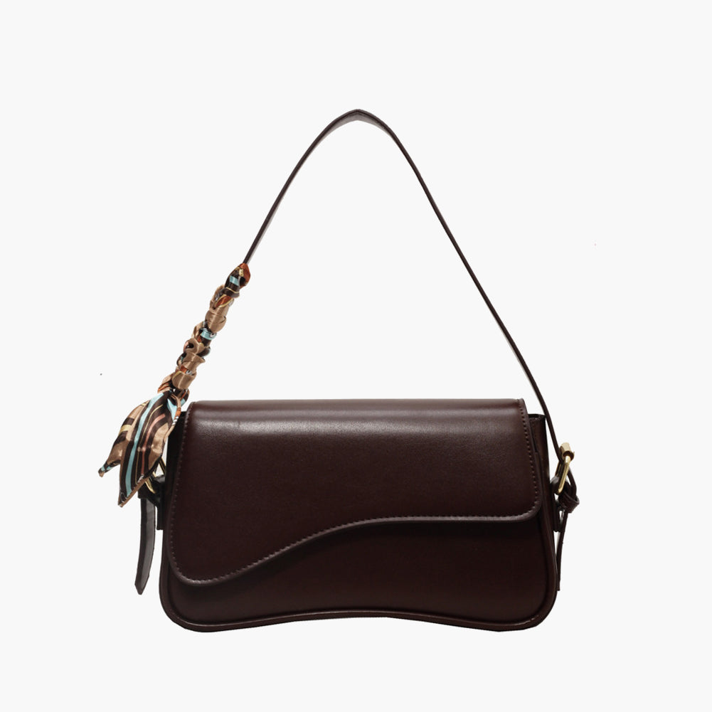 Textured Niche  Autumn Shoulder Crossbody Square Bag