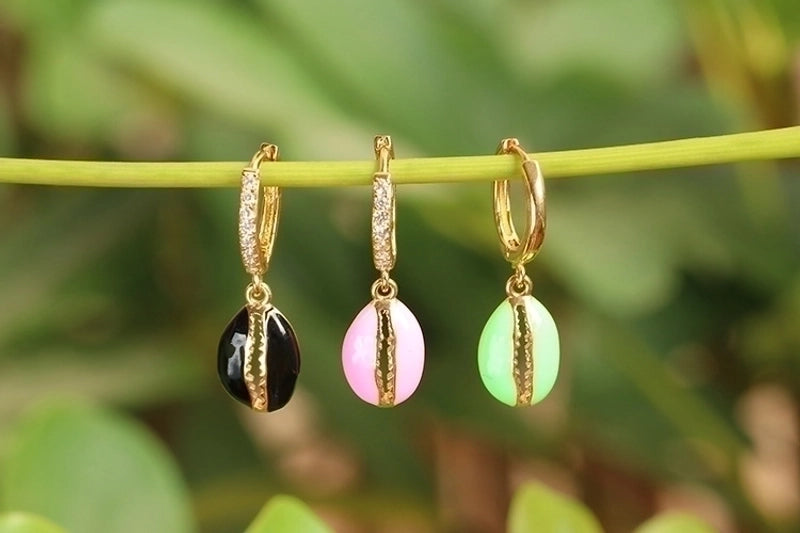Fashion Dripping Color Earrings