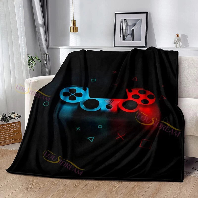 Vacation Cartoon Polyester Blanket