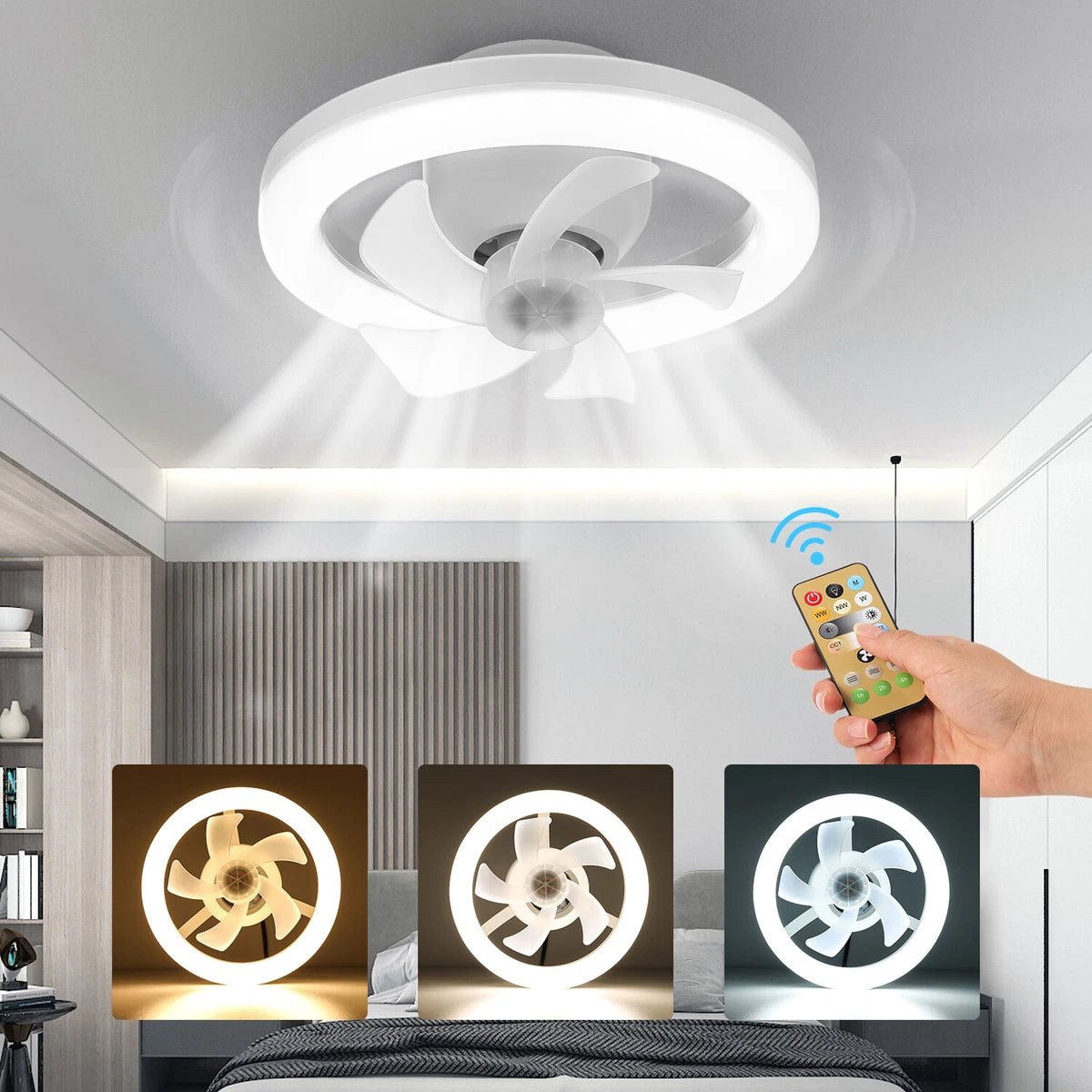 2 IN 1 LIGHT AND FAN 48WATT