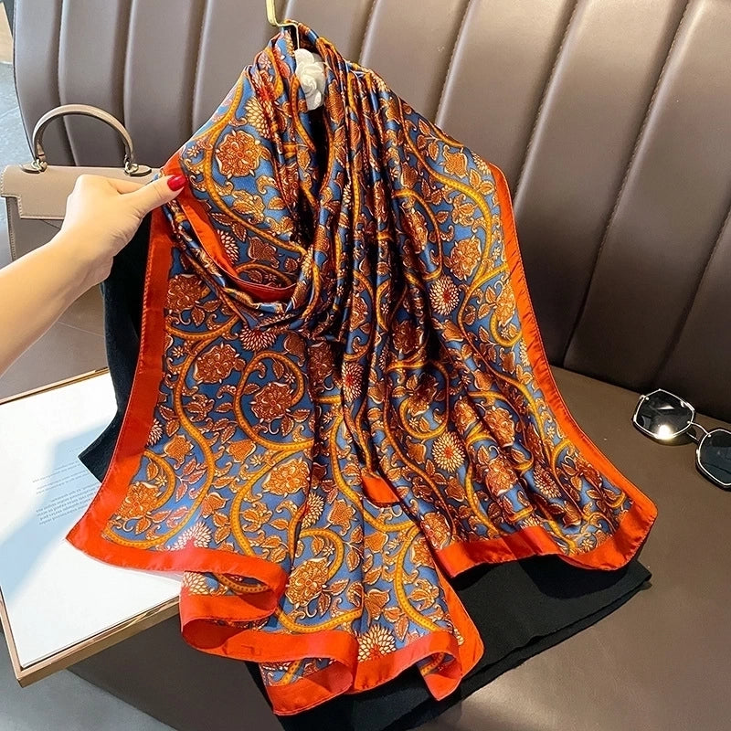 Fashion Silk Scarf (707 Main Color) Nhcj0164-707 Main Color