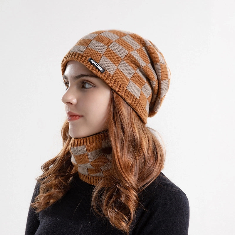 Women's Casual Solid Color Wool Cap