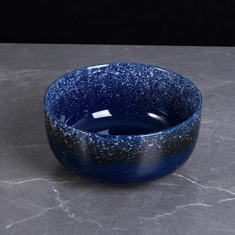 Ceramic Retro Soup Bowl Salad Bowl Dishes Dish Bowl Ramen Bowl Large Soup Household Bowl