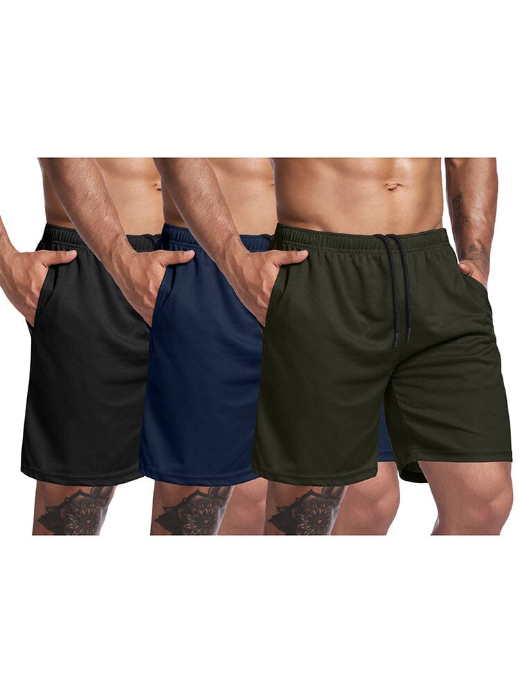 3-Pack Workout Shorts with Pocket (US Only)