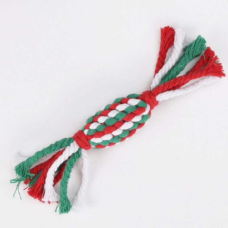 Cute Woven Animal Cotton Rope Molar Cat And Dog Toys