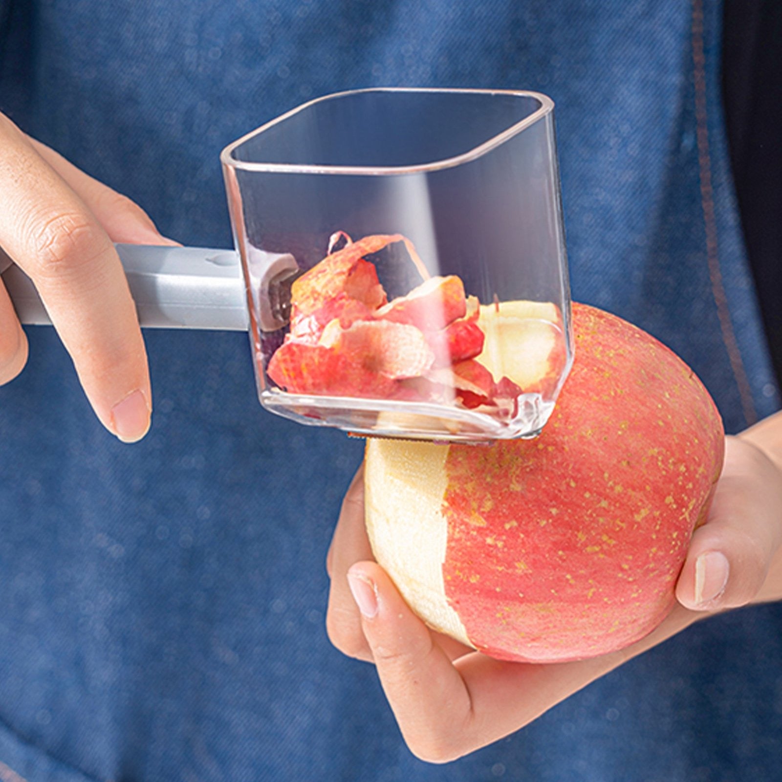 Easy Vegetable Peeler with Catcher