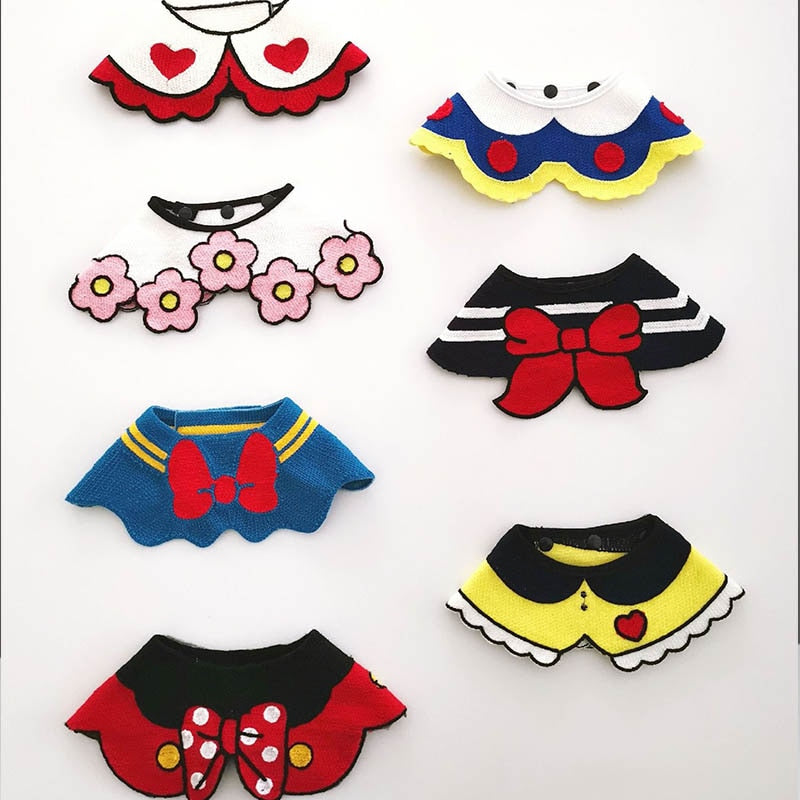 Cartoon Dog Cat Bandana Bibs