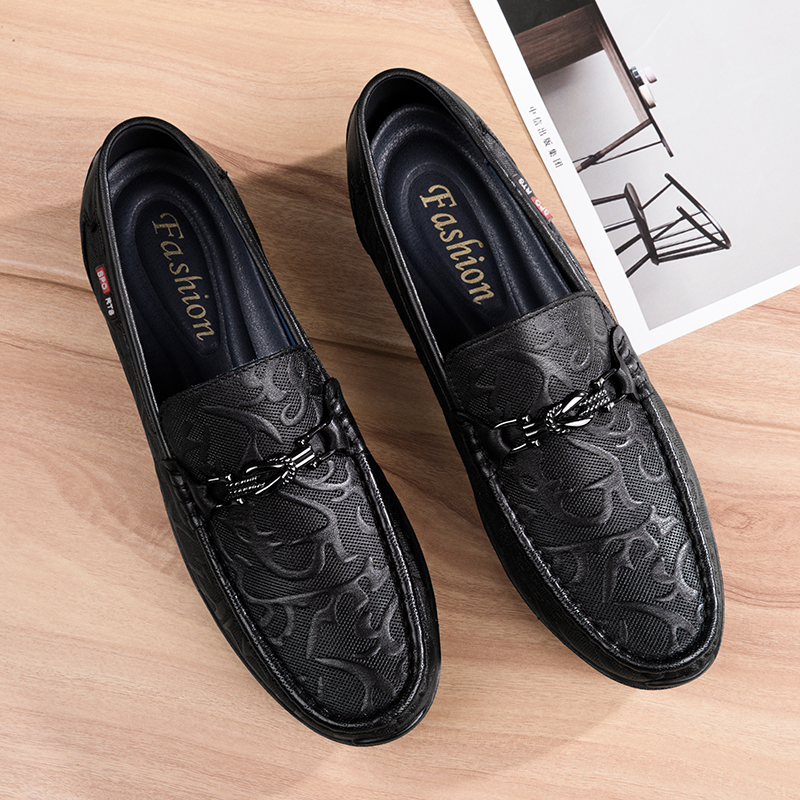 Abeerbajpai Slip on Shoes Genuine Leather Men's Loafers Luxe Cow Leather Shoes Casual Men's Boat Shoes Social Oxfords Fashion Men's Shoes Flat Driving