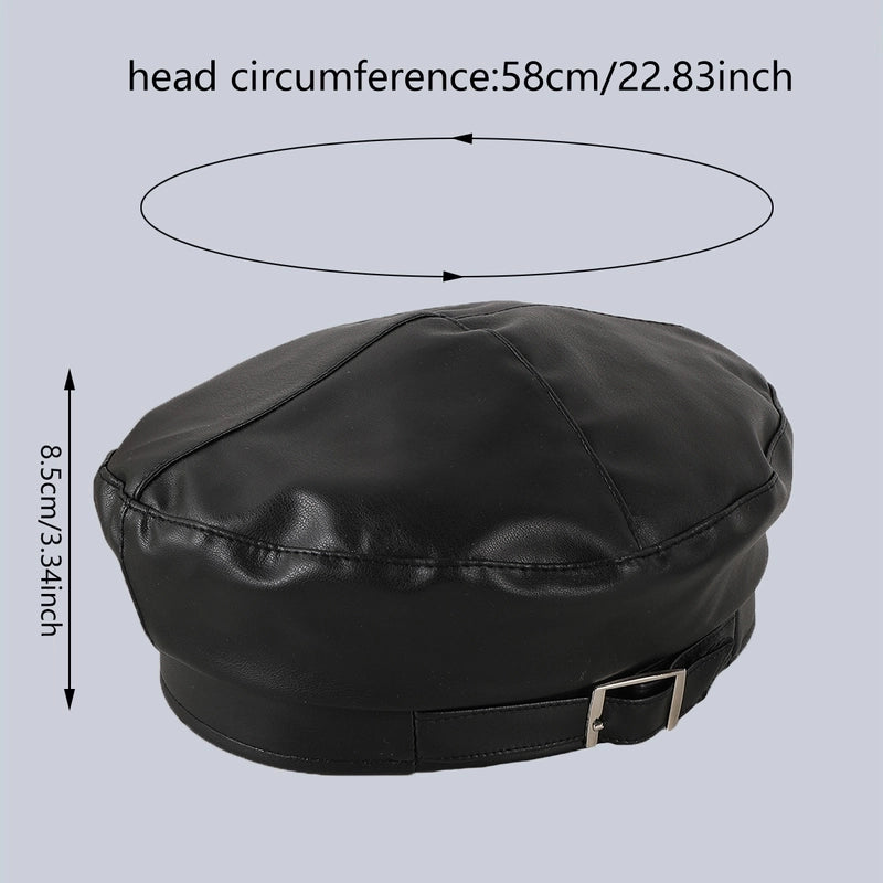 Women's Solid Color Classic Style Solid Color Eaveless Beret Hat