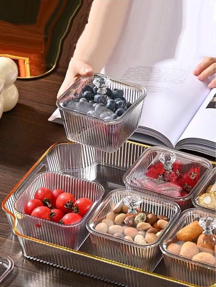 DRY FRUIT TRAY WITH SERVING PLATTER