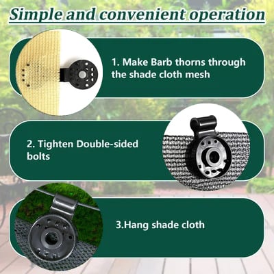 🔥SUMMER HOT SALE - Shade Cloth Heavy Duty Lock Grip