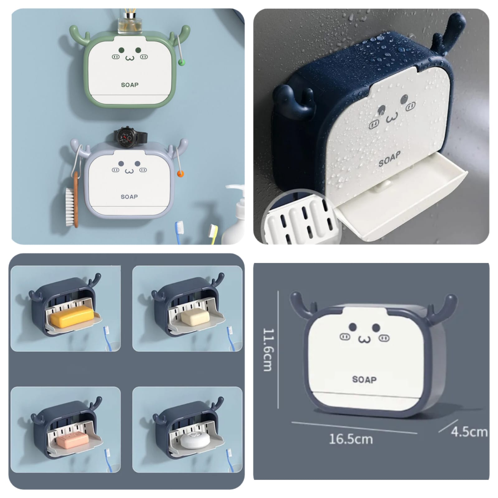 CARTOON WALL MOUNTED SOAP HOLDER