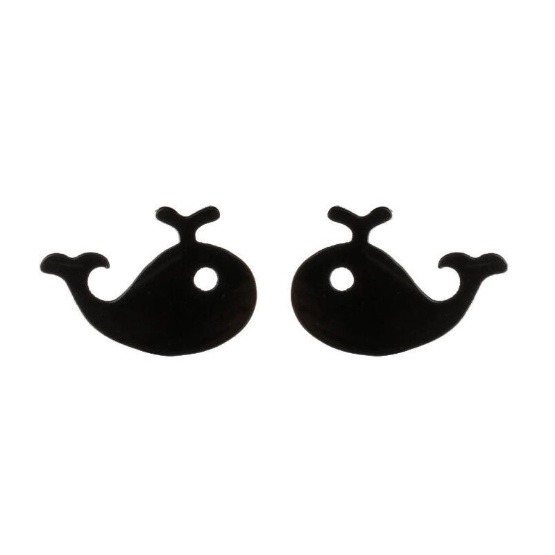 1 Pair Fashion Animal Owl Plating 304 Stainless Steel 18K Gold Plated Ear Studs