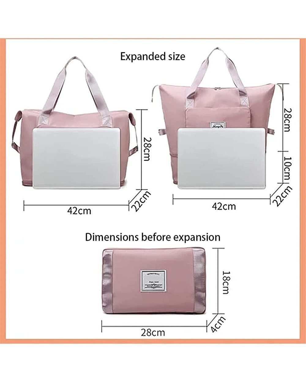 (🥰Hot Sale NOW - SAVE 49% OFF) Collapsible Waterproof Large Capacity Travel Handbag