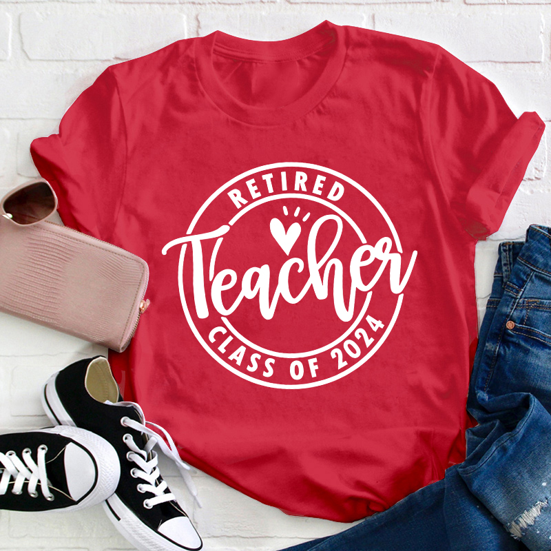 Personalized Looking Forward To Retirement Teacher T-Shirt