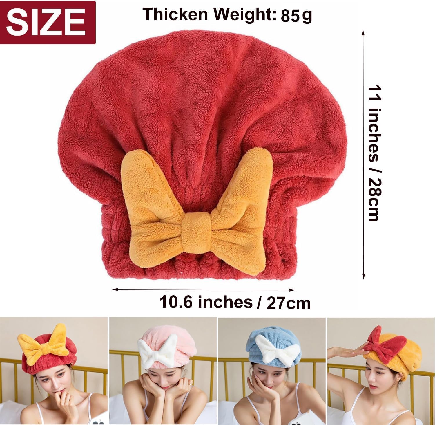 Microfiber Hair Drying Cap