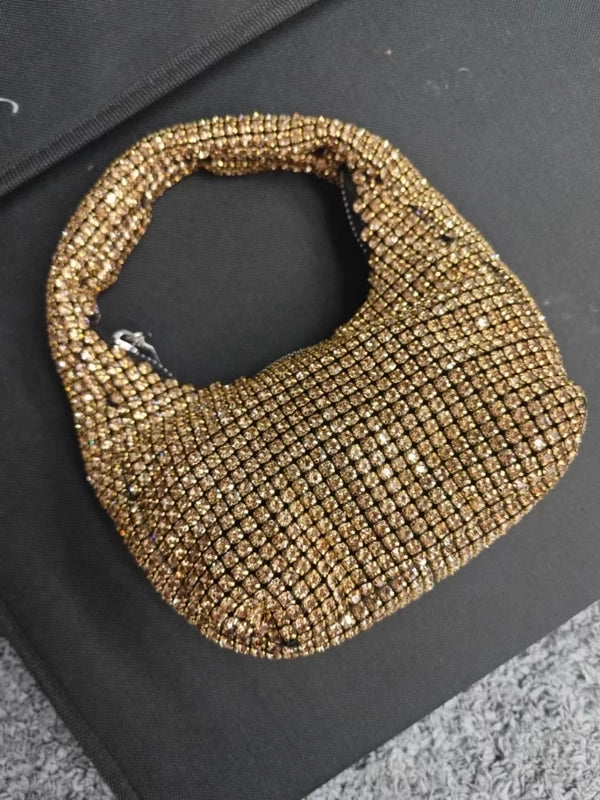 Women's Small Arylic Solid Color Elegant Square Zipper Evening Bag