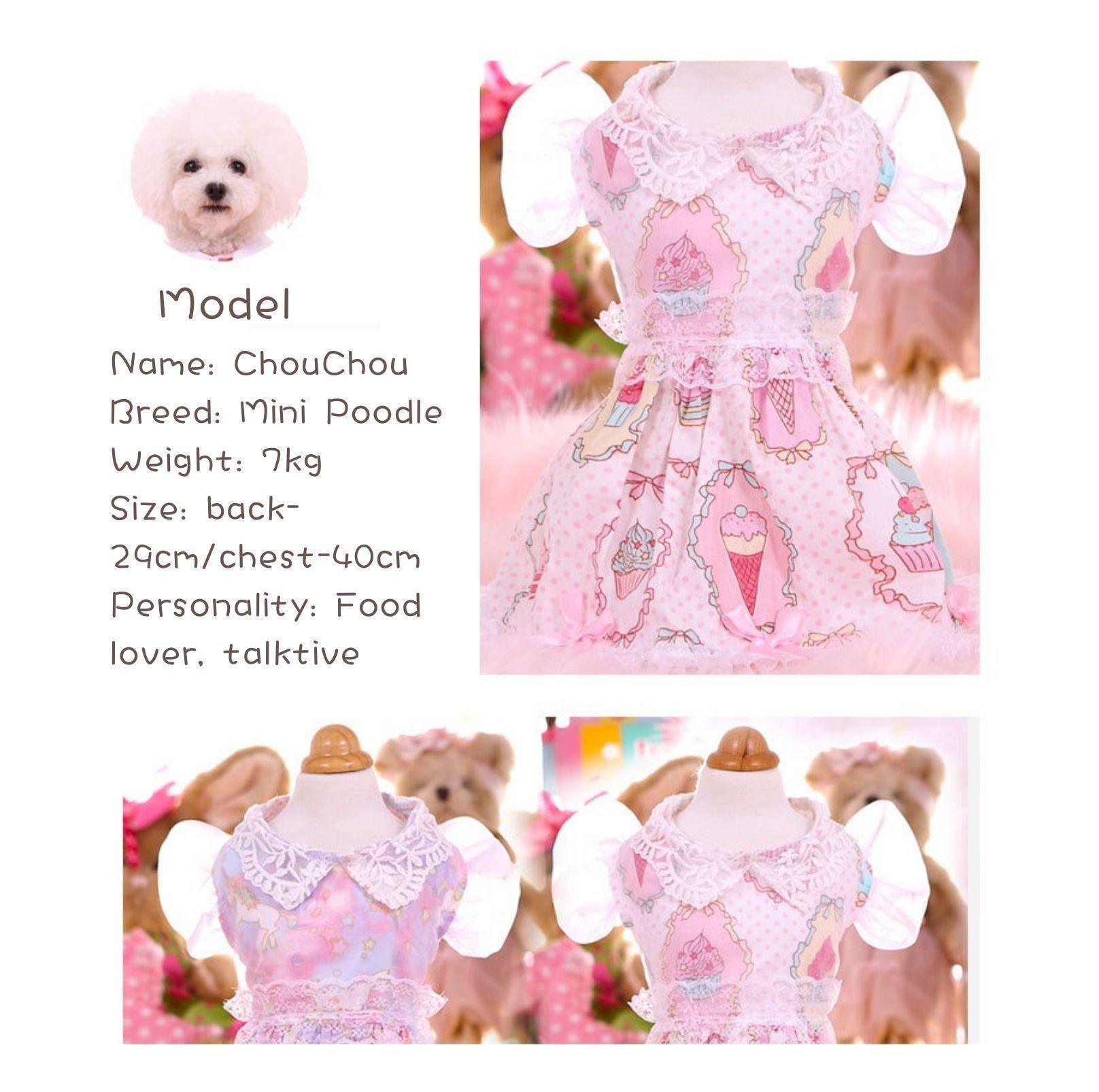 Pet Ice Cream Summer Dress