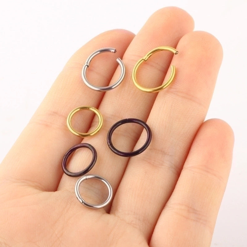 1 Piece Ethnic Style Flower Stainless Steel Earrings