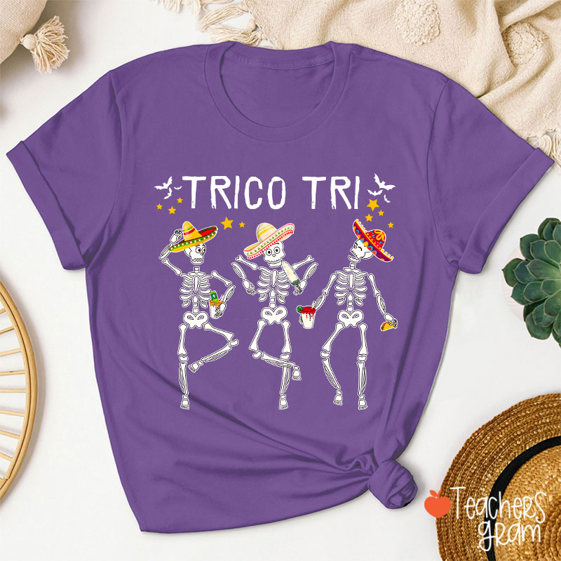 Trico Tri Halloween Spanish Teacher T-Shirt