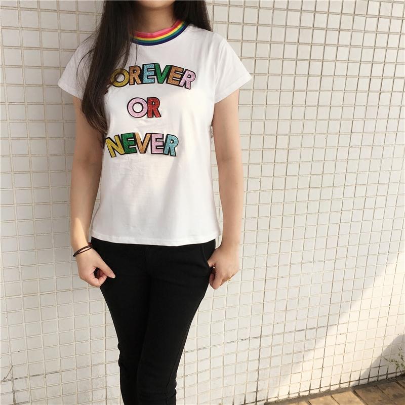 Forever or Never Holographic Tee