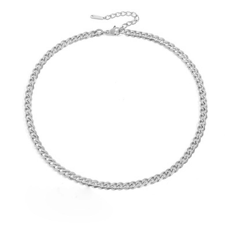 Stainless Steel 14K Gold Plated Fashion Plating U Shape Necklace