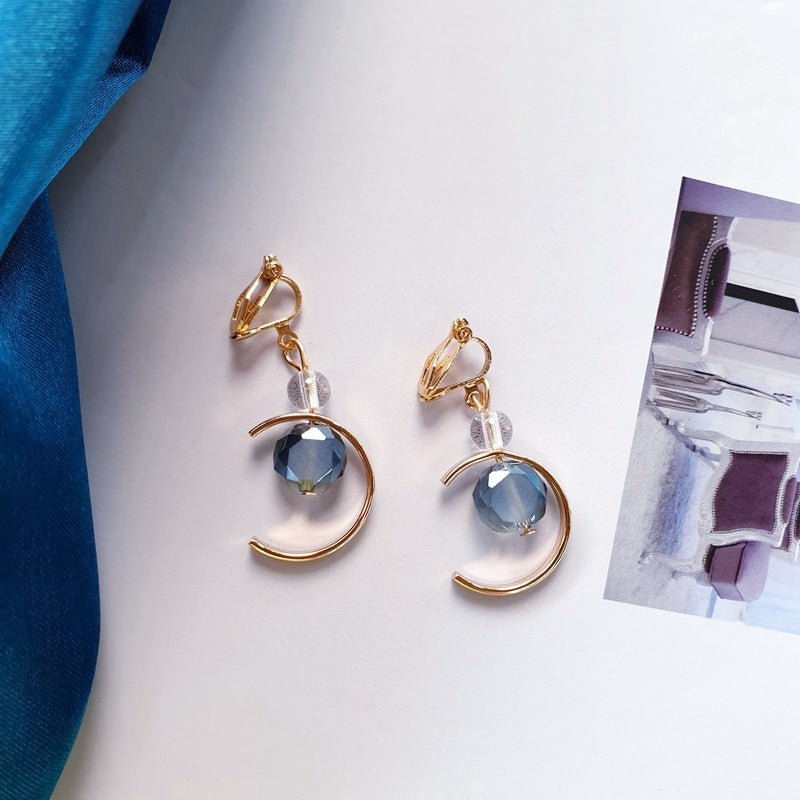 Moon Drop Earrings