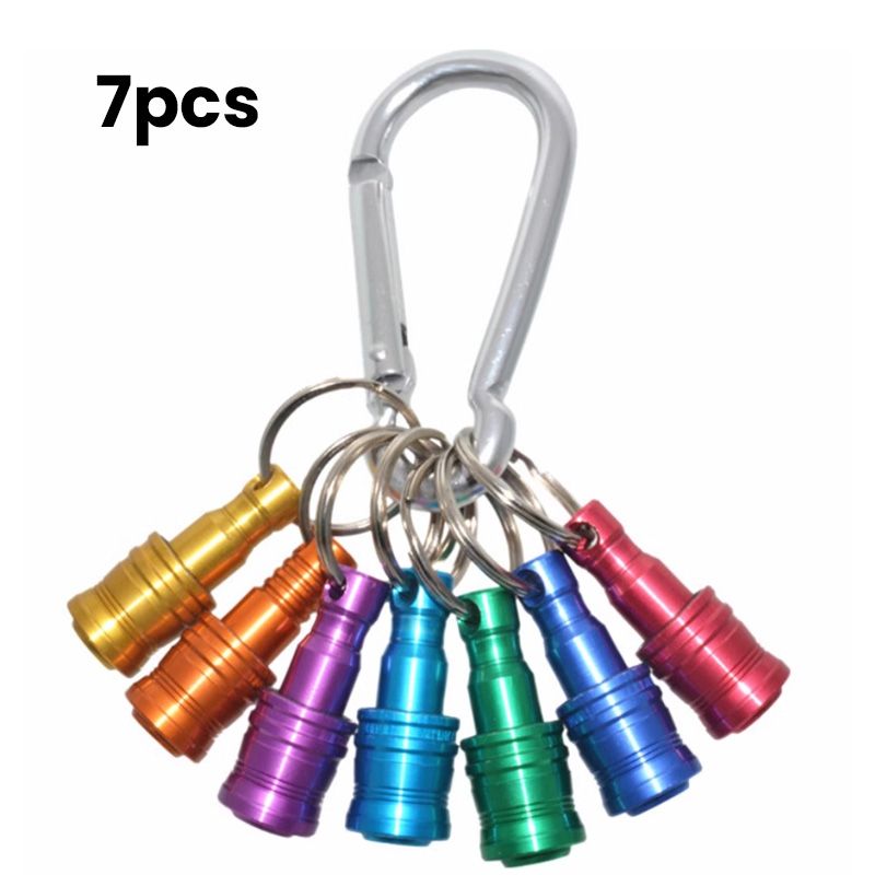 1/4 Hexagonal Screwdriver Bit Holder Key Rings