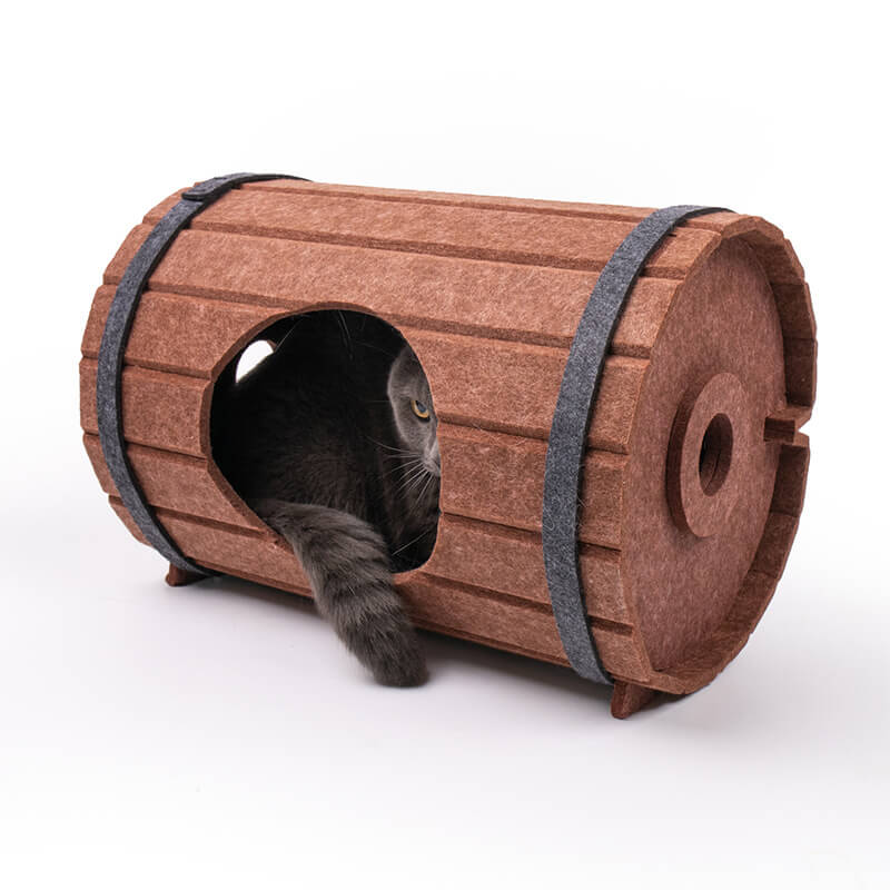 Felt Fabric Cat Hole Assembly Semi-enclosed Cat Cave