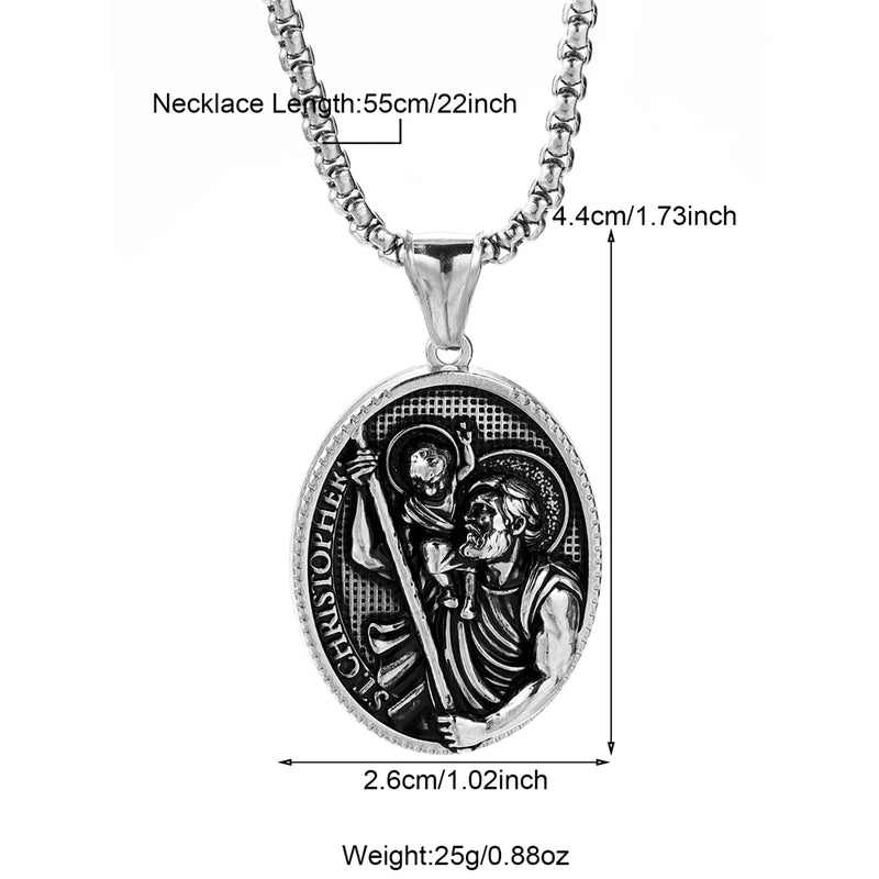 Modern Style Classic Style Portrait Cross Solid Color 304 Stainless Steel 18K Gold Plated Round Pendant Necklace