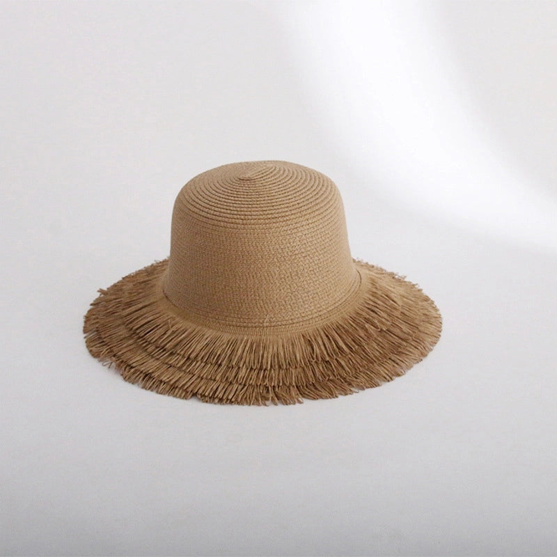 Women's Vacation Solid Color Big Eaves Sun Hat